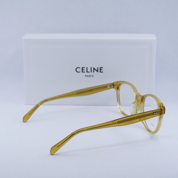 Final Price! Celine CL50007F 039 Yellow Eyeglasses 52mm - Picture 9 of 11
